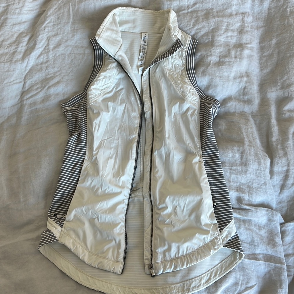 Lululemon White & Gray Vest